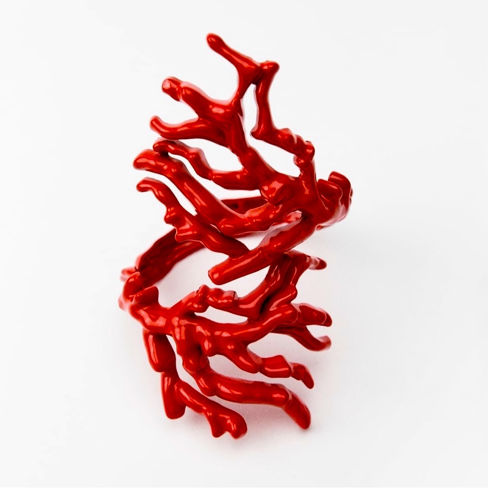 Zara coral shaped maxi armband bracelet